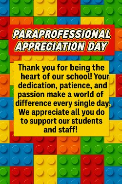 Paraprofessional Appreciation Day